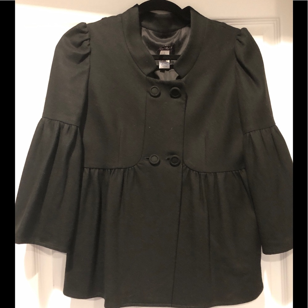 Black bell sleeve jacket S
